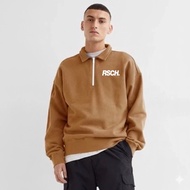 RUGBY SWEATER HTAR DISTRO SWEATER RUGBY BASIC DAILY STYLE SWEATER COLLAR SWEATER MEN'S WOMEN'S SWEAT