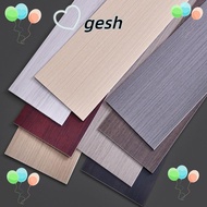 GESH1 Skirting Line, Wood Grain Windowsill Floor Tile Sticker, Living Room Waterproof Self Adhesive Waist Line