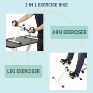 Portable Exercise Bike Rehabilitation Mini Bicycle Hand &amp;Foot Fitness Exerciser Basikal Senaman Pemulihan fisotarpi kaki