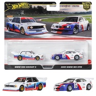Hot Wheels Premium 2-Pack: BMW 320 Group 5 & 2001 BMW M3 GTR | Real Riders JBK99