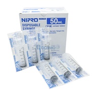 mobile4289shop ไซริงค์ Syringe Nipro นิโปร กระบอกให้อาหาร หัวตรง หัวข้าง ขนาด 50 ml. ( 1 แพ็ค 10 ชิ้
