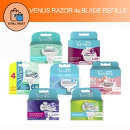 Gillette Venus Razor 4s Blade Refills / Cartridges