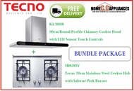TECNO HOOD AND HOB FOR BUNDLE PACKAGE ( KA 9008 &amp; SR 828SV ) / FREE EXPRESS DELIVERY