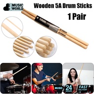 [ Hot Sale ] YAMAHA 2pcs 5A/7A Oak Wood Drum Sticks Professional A pair jazz drumstick drum stick hammer drum practice drum stick  For Beginners Percussion Instrument Accessories