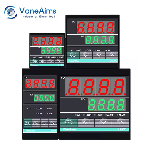 Digital PID Temperature Controller CH402 CH102 CH702 CH902 Relay/SSR Dual Output Thermostat Thermore