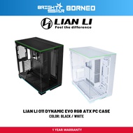 LIAN LI O11 Dynamic Evo RGB ATX Pc Case - Black / White