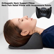 PEN|  Neck Therapy Pillow for Chronic Pain Management Cervical Pillow for Neck Pain Relief Neck Pain Relief Acupoint Massage Pillow for Stress Headaches Home Therapy Device