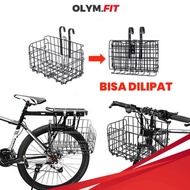 Pokolxy - Keranjang Sepeda Lipat Foldable Basket Untuk Sepeda Dewasa