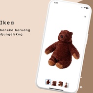 Jumbo teddy bear Large Brown Djungelskog