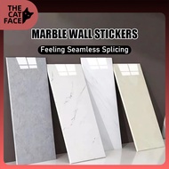 Marble Wall Sticker Waterproof 30x60cm PVC Kitchen Bathroom Wall Tile Paper Removable Reusable High-