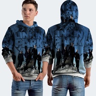 Fullprint Hoodie Jacket 89. LINKIN PARK Polyester Jersey material