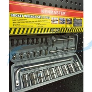 Kenmaster Socket Wrench Set 27 Pcs Socket Wrench 27 Pcs