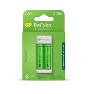 GP ReCyko USB Rechargeable Battery 2100mAh AA (2 Battery Pack)