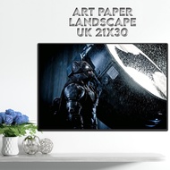 Batman art paper poster UK 21x30 portrait/landscape lamination