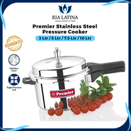 Premier Stainless Steel Pressure Cooker 3 Ltr / 5 Ltr / 7.5 Ltr / 10 Ltr