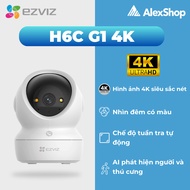 Ezviz H6C G1 C6N G1 Wifi Camera, 360 Rotation Indoor, Super Sharp AI, Light Backward
