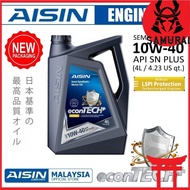 Aisin Engine Oil Semi Synthetic SN PLUS 10W40 (4L)