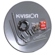 Dish ODU SET Parabola K-VISION Ku Band Komplit Kabel + LNB Ku Band