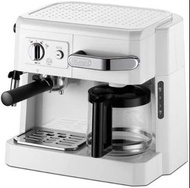 Delonghi 咖啡機濃縮咖啡機組合咖啡機 BCO410J-W 白色