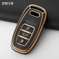 TPU Car Remote Key Case Cover Shell Fob For Audi A1 A3 8V A4 B8 B9 A5 A6 C7 A7 A8 Q3 Q5 Q7 S4 S6 S7