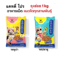 Catty Pro Cat Food (1 kg Small Bag) Protein Not Less Than For Cats Aged 1 Year And Up