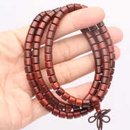 Natural Wood Chanting Beads 108pcs Silinder Gelang Tangan Manik Tasbih Kayu 108颗念珠 念佛珠 佛珠手链 南無阿彌陀佛