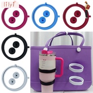 LILY 2Pcs Cup Holder for , Universal ABS Cup Holder for Bogg Bag,  Portable Anti-slip Drinks Bottle 