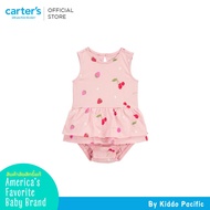 Carters 1PC SUNSUIT PINK CHERRY BERRY PRINT L12 คาร์เตอร์ชุดเซทบอดี้สูท ลายสีชมพู เชอร์รี่ เบอร์รี่