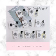 Diptyque Miniature EDT 10ML Pocket Perfume/Fragrance for Women/Unisex Do Son/Eau Des Sens/Eau Rose/L