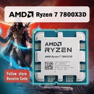 เริ่มต้น AMD Ryzen 7 7800X3D R7 7800X3D 4.2 Ghz 8-Core 16-5NM เครื่องประมวลผลซีพียู96M 100-100000910