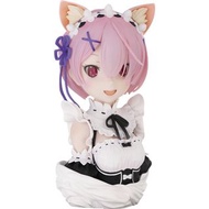 全新 日版 BANDAI SPIRITS 一番A賞 Re: 從零開始的異世界生活異世界生活- 拉姆貓耳RAM 半身胸像一番賞 最後賞ver. ArtScale 雷姆 REM