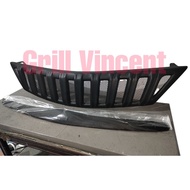 HITAM Grill prado innova 2008 2009 2010 2011 full matte black Grill