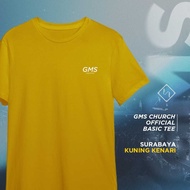 GMS CHURCH Official Basic Tee T-shirt : Surabaya - yellow