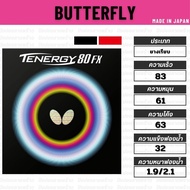 BUTTERFLY Table Tennis Rubber Model TENERGY 80FX
