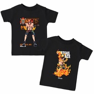 SAKAZUKI Distro T-Shirt for Boys Combed 24s Anime Image PORTGAS D.ACE HIKEN NO ACE Japanese