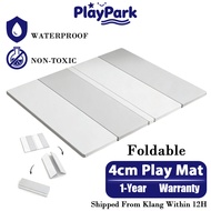 Playpark Playmat Baby Tebal 4cm Foldable Tikar Baby Play Mat Tebal Non-Slip Crawling Mat 爬爬垫