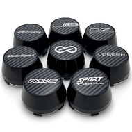 1PCS Aluminum Logo 60mm Wheel Cap Rays Enkei Vossen OZ Racing SSR Wedssport Spoon Sport Rim Caps