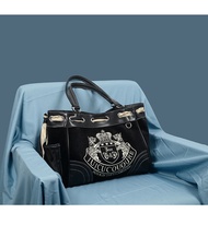 Ins Internet celebrity same retro fashionable Spice Girl Contrast color portable shoulder tote bag 2