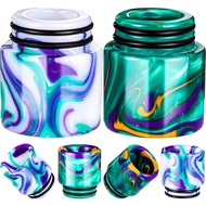 【Clearance】 2 Pieces 810 Resin Drip Tip Connector Standard Drip Tip Cover Machine Drip Tip Replaceme
