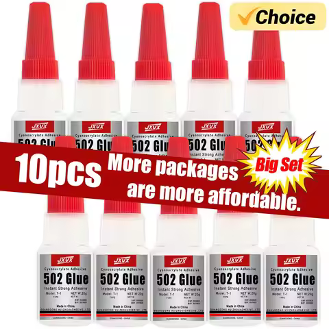 Jxvx 50g Large Capacity 502 Super Glue, Cyanoacrylate Adhesive, Instant Quick Drying Cyanoacrylate A