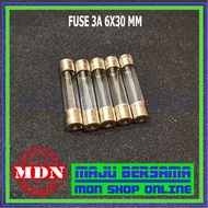 Fuse 3A 250V - Fuse 3A 250V 6X30 mm