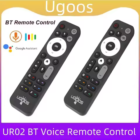 UGOOS UR02 Bluetooth BT Remote Control Replacement for Ugoos TOX1 TOX3 TOX4 AM8 PRO AM6B PLUS X4 X4Q