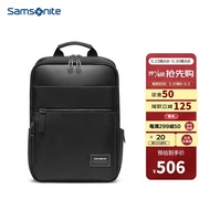 Samsonite/Samsonite Computer Bag14Inch Backpack Men's and Women's Schoolbags Black Business Three-Dimensional Bag TT0 PI