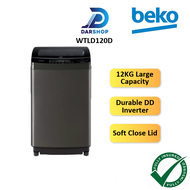 Beko Washing Machine Inverter 12KG Direct Drive Top Load Washer Mesin Basuh Auto Murah 洗衣机 洗衣機 WTLD120D