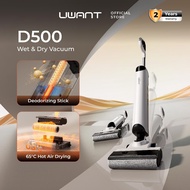 Uwant D500 Cordless Wet and Dry Vacuum Cleaner | 65°C Hot Air Dry | 180° Ultra Lie Flat | 17kPa Suct