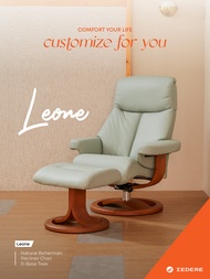 Zedere รุ่น Leone Recliner Chair Rbase Nutural Bohemian
