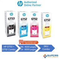 HP GT53 + GT52 Combo Ink - Black/Cyan/Magenta/Yellow