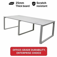 Cluster of 4 (Metal O Leg) MInimalist 4 Seater Workstation Office Table Kazen KO4-1