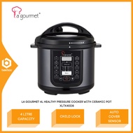 La Gourmet 4 Litre Pressure Cooker Auto Cover Sensor Child Lock XLTX60-D17FY (6L) XLTX40-DB XLTX40DB