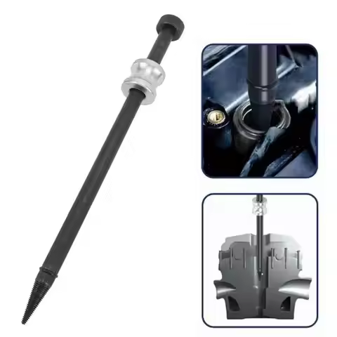 Auto Reparatie Fuel Injector Seal Puller Tool Set met Slide Hammer Steel Cone Thread Tip voor Koper 